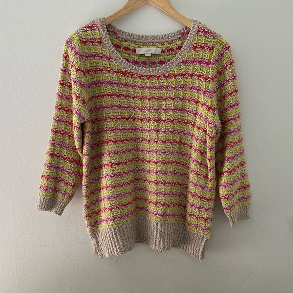 LOFT Sweaters - Loft Colorful Sweateri
